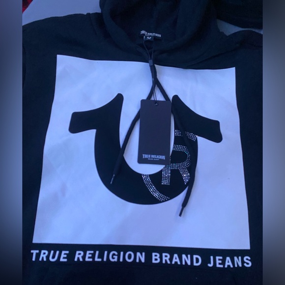 True religion rhinestone hoodie - Zip Up